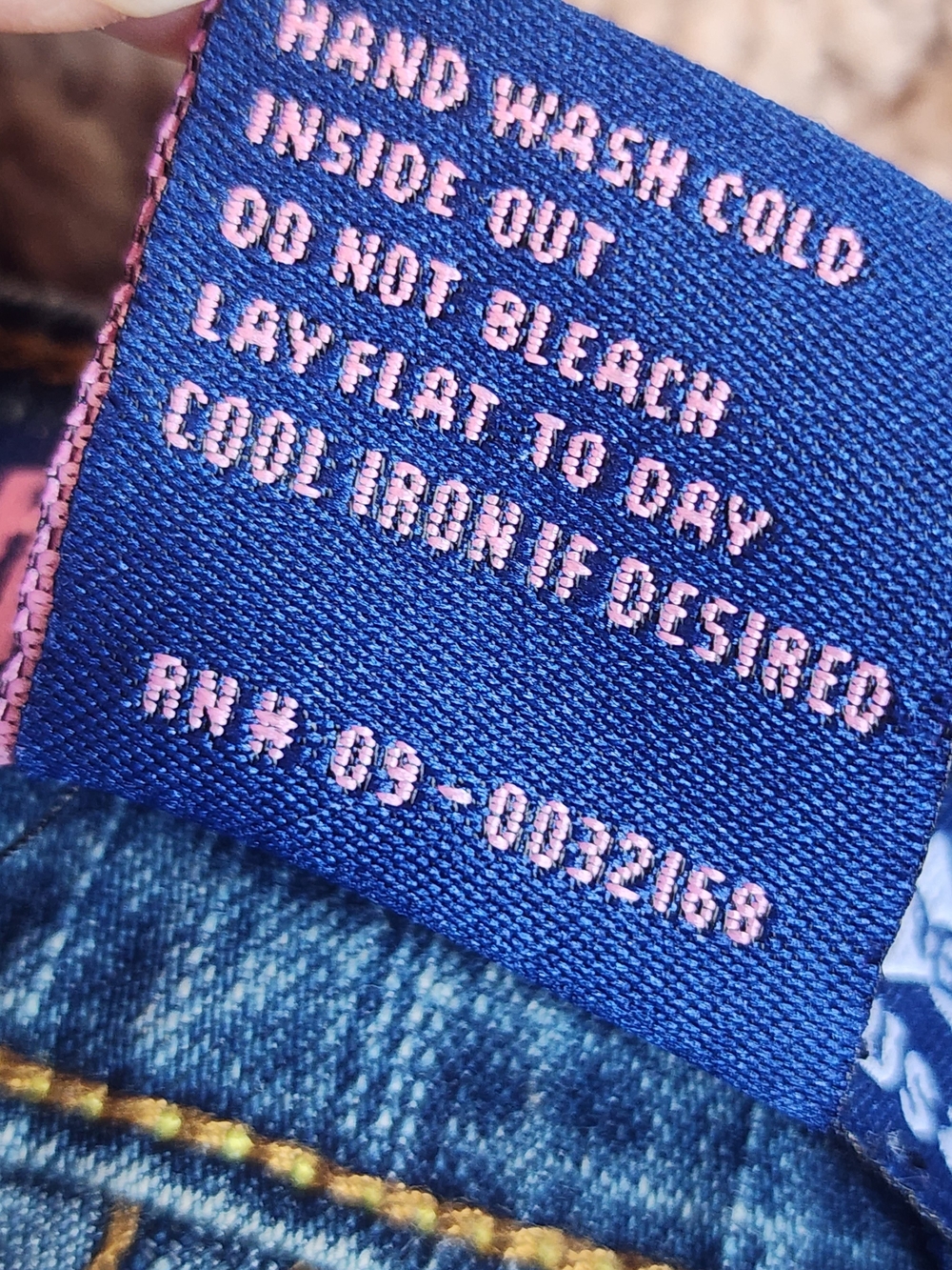 Y2K Bubblegum Denim Capri Jeans, Fits Sz 4 - Picture 7 of 10